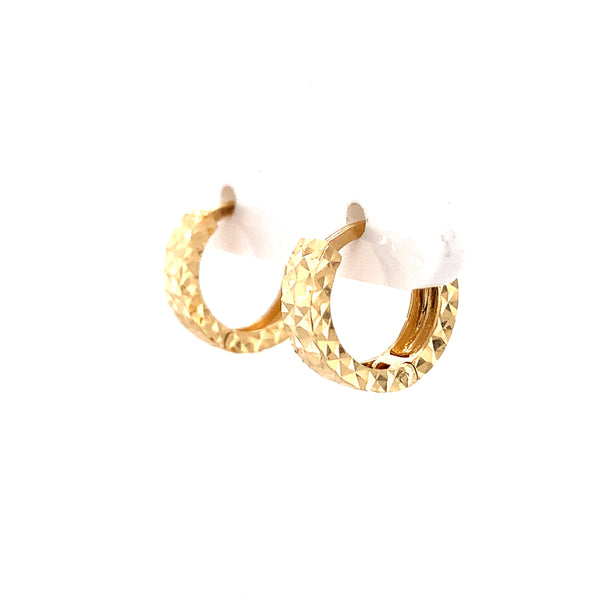Thick Geometric Hoop Earrings