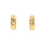 Thick Geometric Hoop Earrings