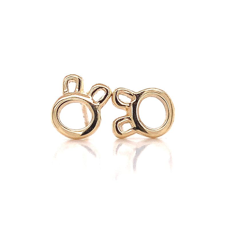 Yellow Bunny Earring