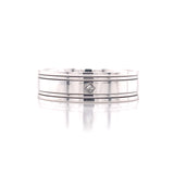 Men's Quad Line Ring With Diamond
