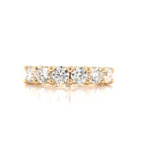 Yellow Gold Seven Diamond Ring