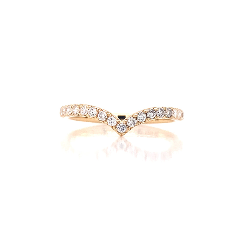 Pointed Crown Diamond Ring