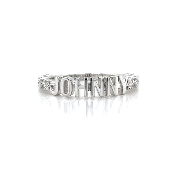 Customised Name Ring