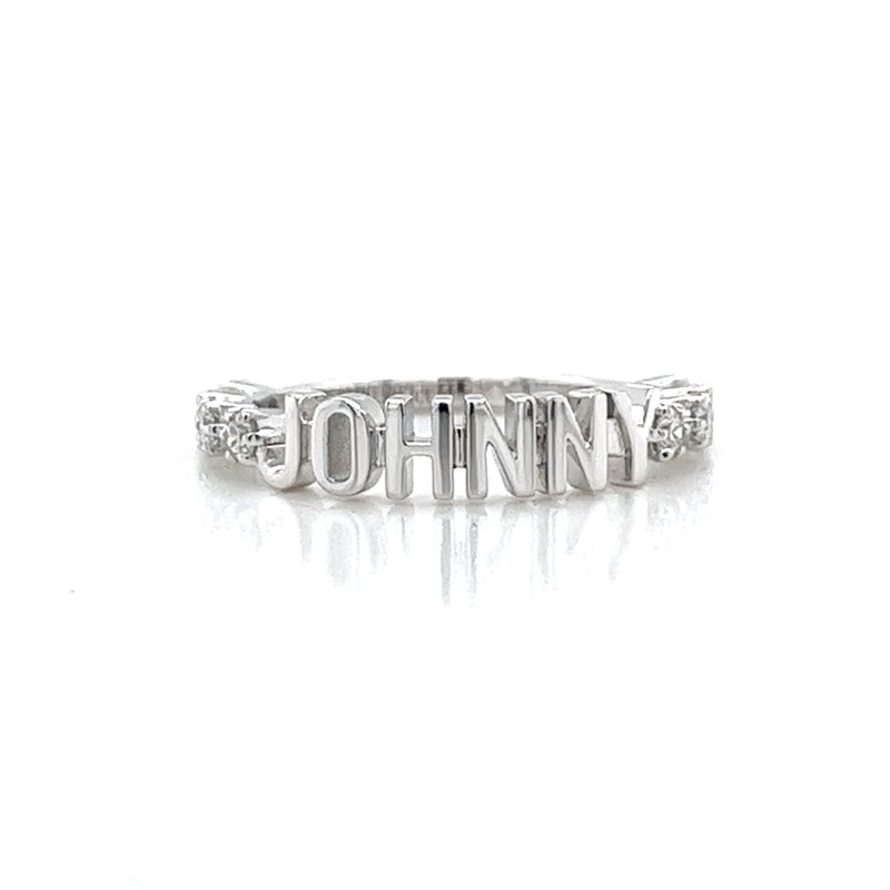 Customised Name Ring