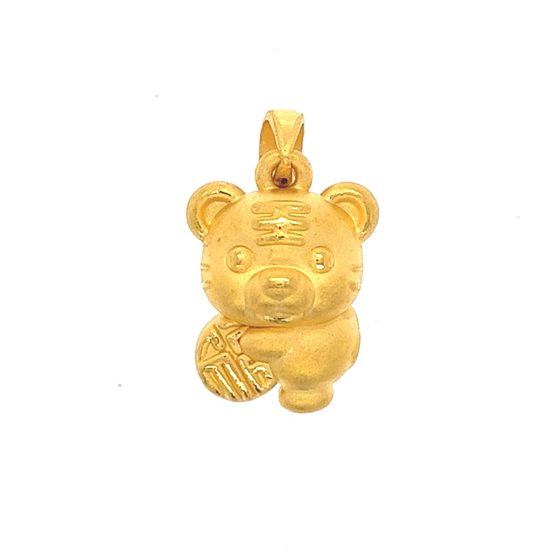 24k Loving Tiger Pendant