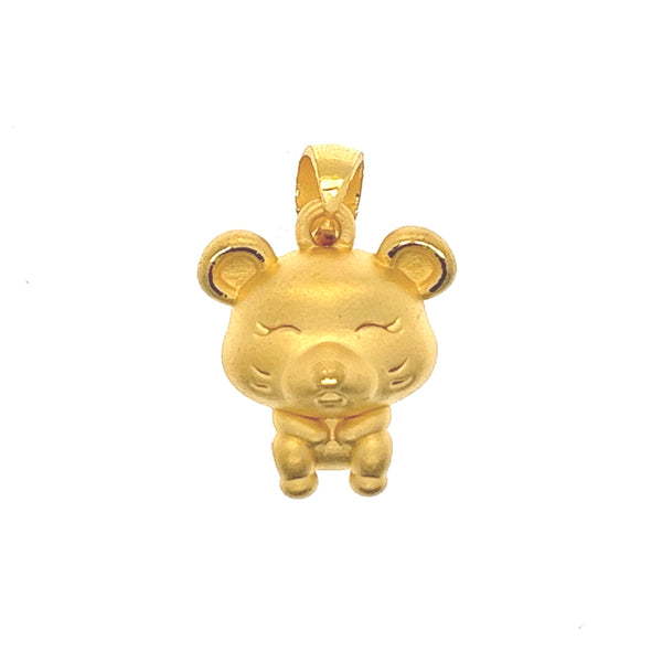24k Smiling Mouse Pendant