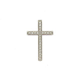 White Cross Diamond Pendant