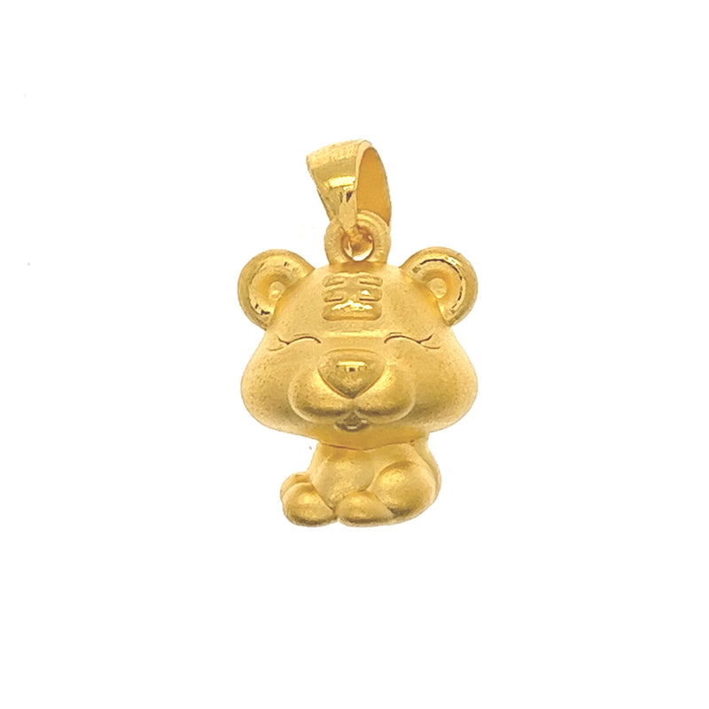 24k King Tiger Pendant