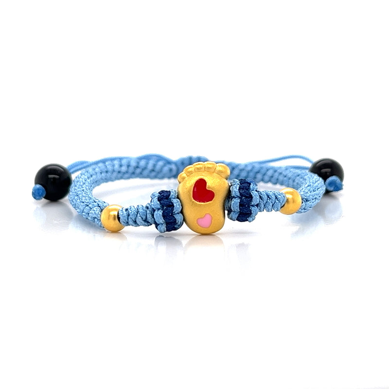 Blue Baby Foot Bracelet