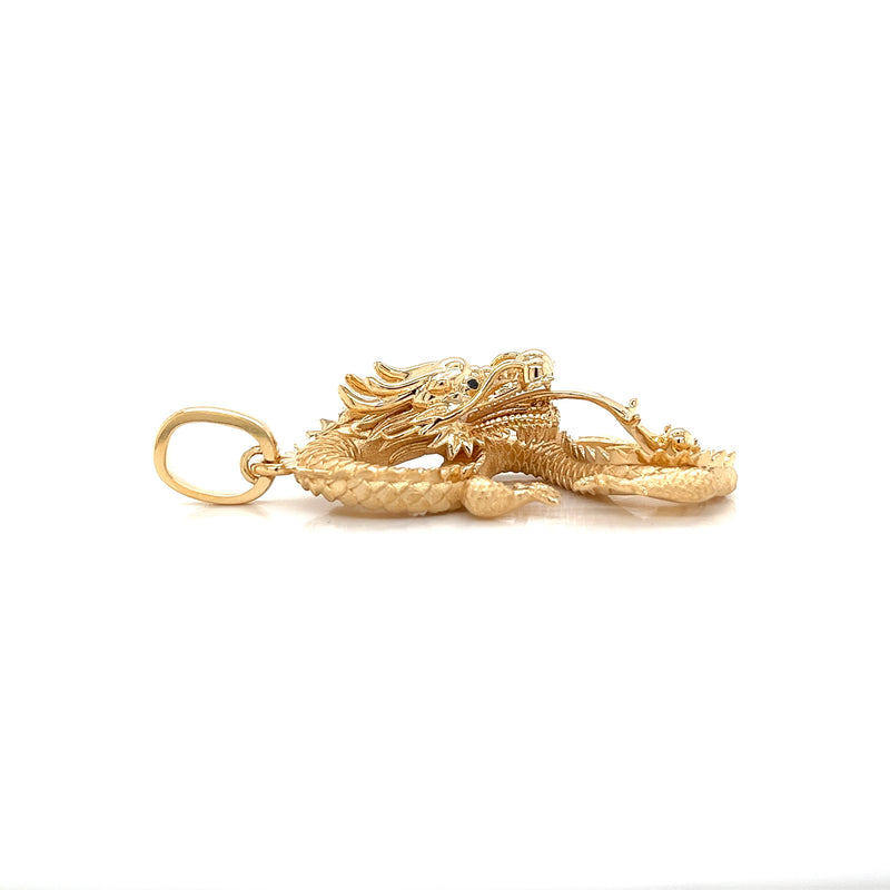 Gold Dragon Pendant
