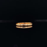18k yellow gold ring