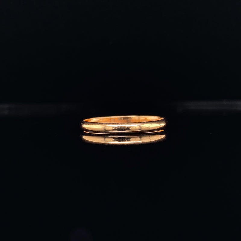 18k yellow gold ring