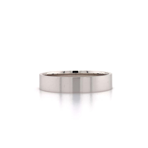 men's classic polished finish gold wedding ring
