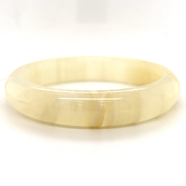 White Jade Tone Bangle