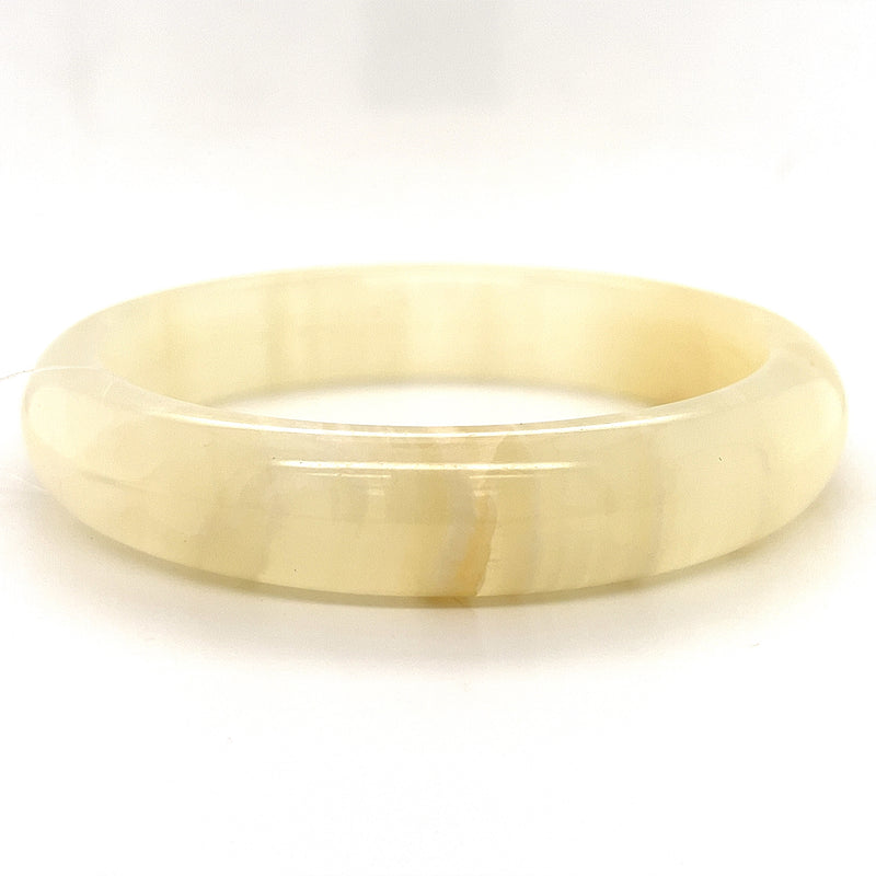 White Jade Tone Bangle