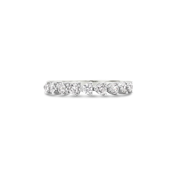 Diamond arrow eternity diamond ring