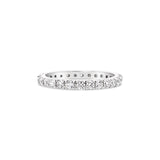 Pavé setting wedding band