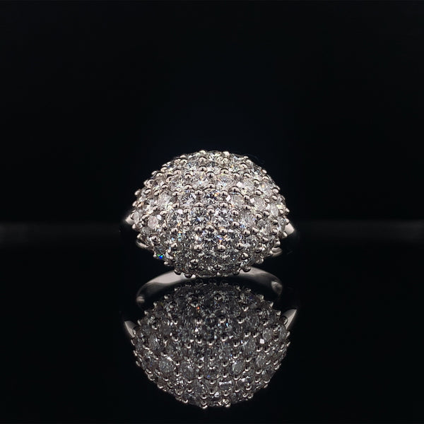 diamond globe dress ring