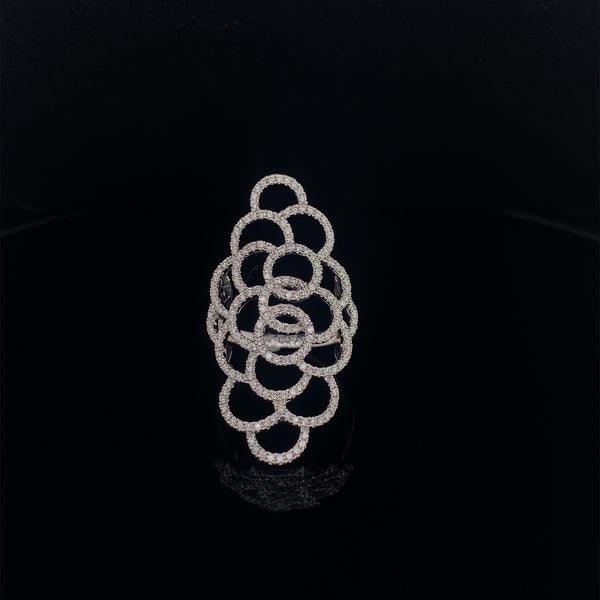 eternal diamond loops dress ring