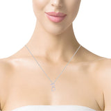 Personalised Diamond Letter Pendant "B"