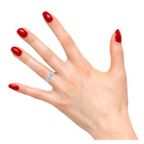 Princess Cut Three Stone Engagement Ring