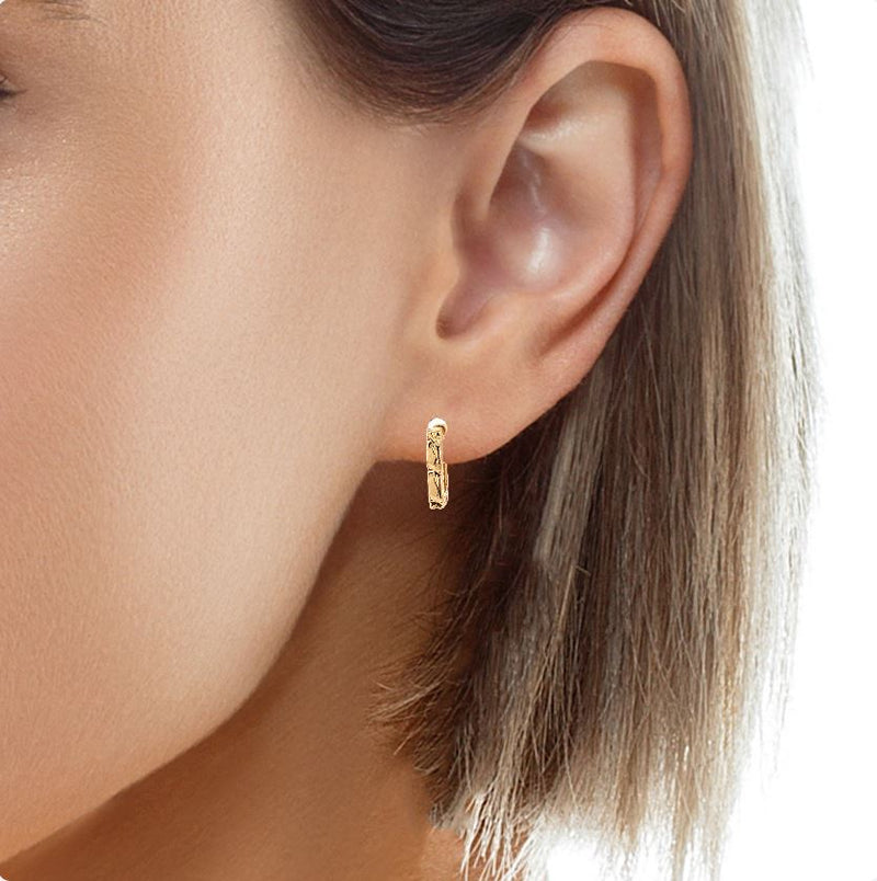 Square Hoop Earring