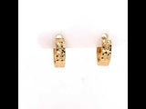 Thick Geometric Hoop Earrings