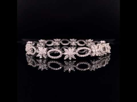 fancy shapes diamond bracelet