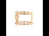 Yellow Aspire Pear Diamond Dress Ring