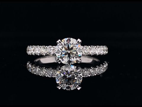 Timeless four prong setting video, Sydney Engagement Ring 