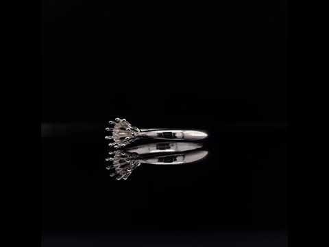 white and yellow gold crown ring set video