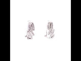 Diamond Ribbon Earrings