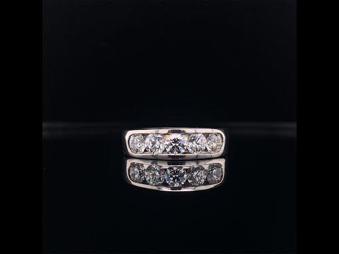 Channel setting diamond ring video