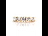 Yellow Gold Seven Diamond Ring
