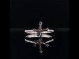 modern four prong round brilliant cut diamond ring video