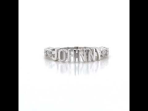 Customised Name Ring