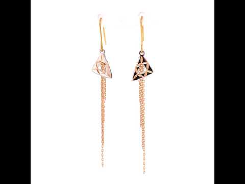 Geometric Triangle Earrings