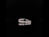 Satin Finish Diamond Wedding Set