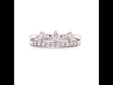Eternity Band With Dancing Diamonds Dress Ring