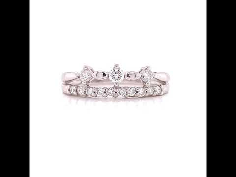 Eternity Band With Dancing Diamonds Dress Ring