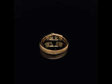 men's satin finish rose gold diamond ring video