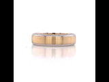 Yellow and White Gold Rounded Ring