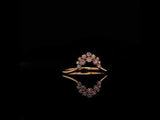 white and yellow gold crown ring set video