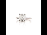 Classic Cushion Cut Solitaire Engagement Ring