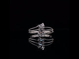 Trio emerald cut diamond ring video