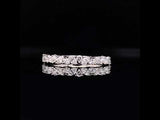 3/4 Round Oval Eternity Ring
