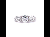 Classic three stone engagement ring video