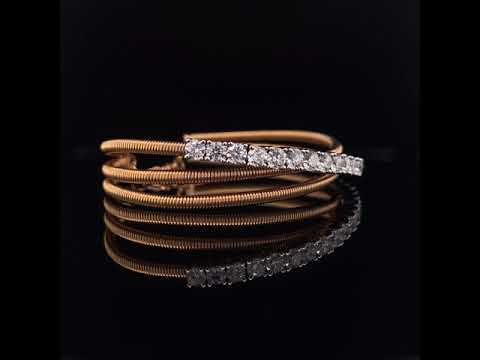 diamond spring bangle