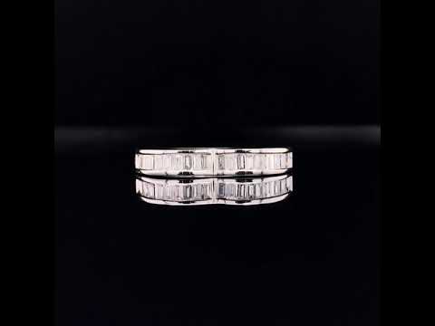 diamond heart eternity ring