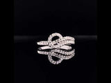 diamond knot ring
